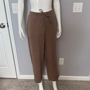 New with Tags Haven Well Within Jersey Cozy Wide-Leg Crop Lounge Pants